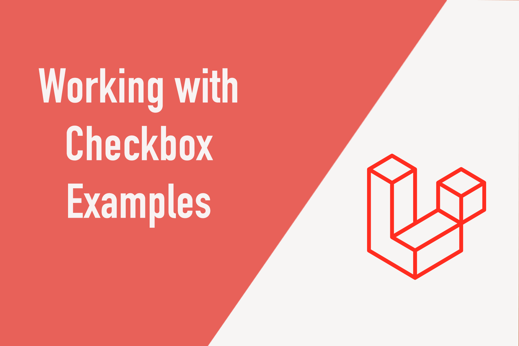 Working with Checkbox input in Laravel Form
