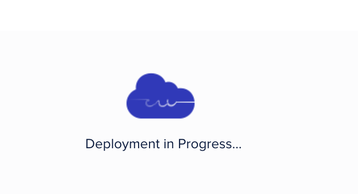 cloudways deployment in progress