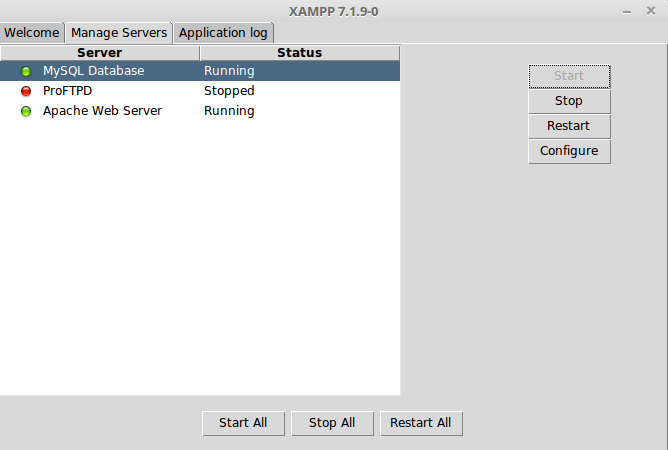 xampp-console-linux