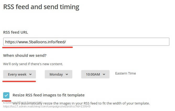 RSSfeed-mailchimp-campaign