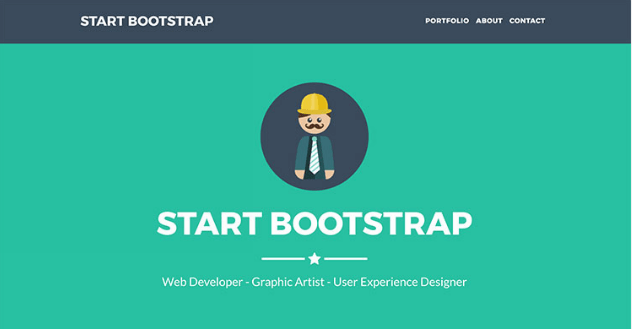 startbootstrap freelancer template