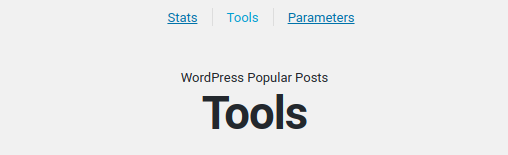 Wordpress popular plugin options stats tools etc.