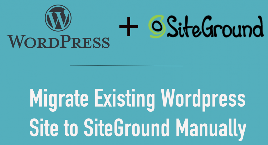 migrate wordpress site to siteground