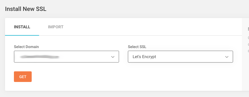 Install new SSL Siteground